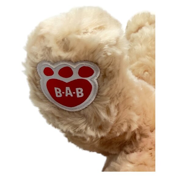 Build-a-bear BAB I Love You More Plush Bear Beige Red Shirt 15 inch Love - Picture 9 of 14